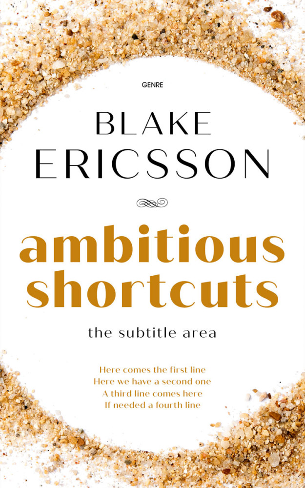 Front view of Almond #11895 - Premade Self-Improvement & Self-Help Book Cover | BookCoverZone