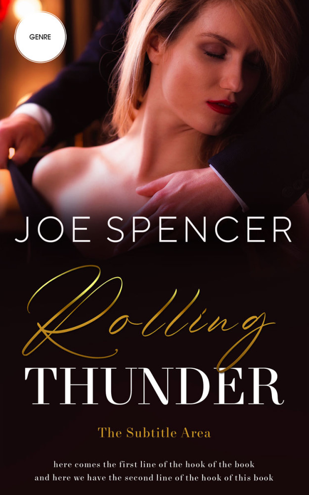 Front view of Contessa #11906 - Premade Erotica Book Cover