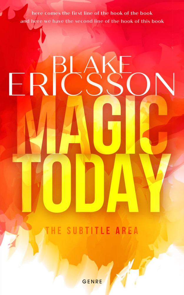 Front view of Pomegranate #11918 - Premade Fantasy Book Cover