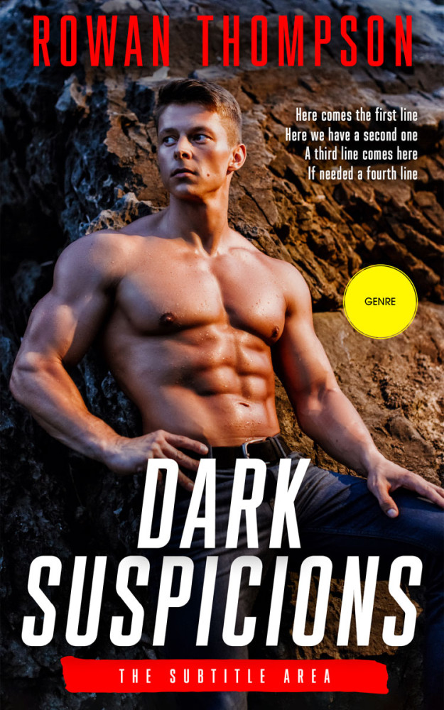 Front view of Japonica #11933 - Premade Erotica Book Cover