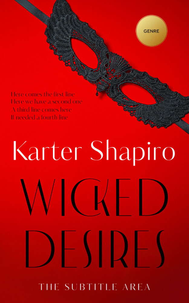 Front view of Monza #11981 - Premade Erotica Book Cover