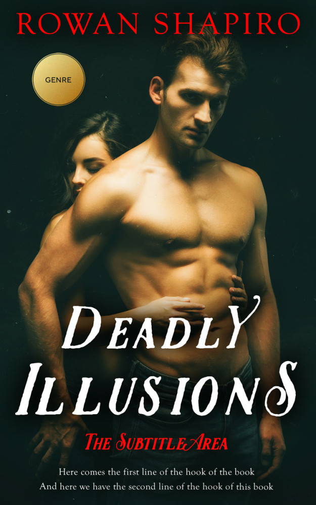 Front view of Whiskey #12009 - Premade Erotica Book Cover