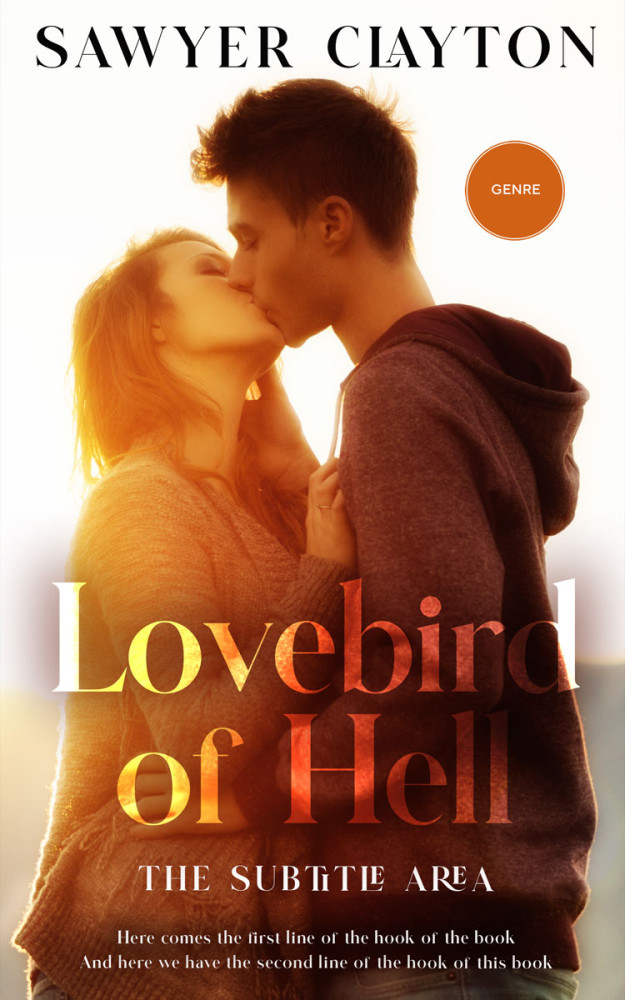 Front view of Cognac #12134 - Premade Romance Book Cover | BookCoverZone