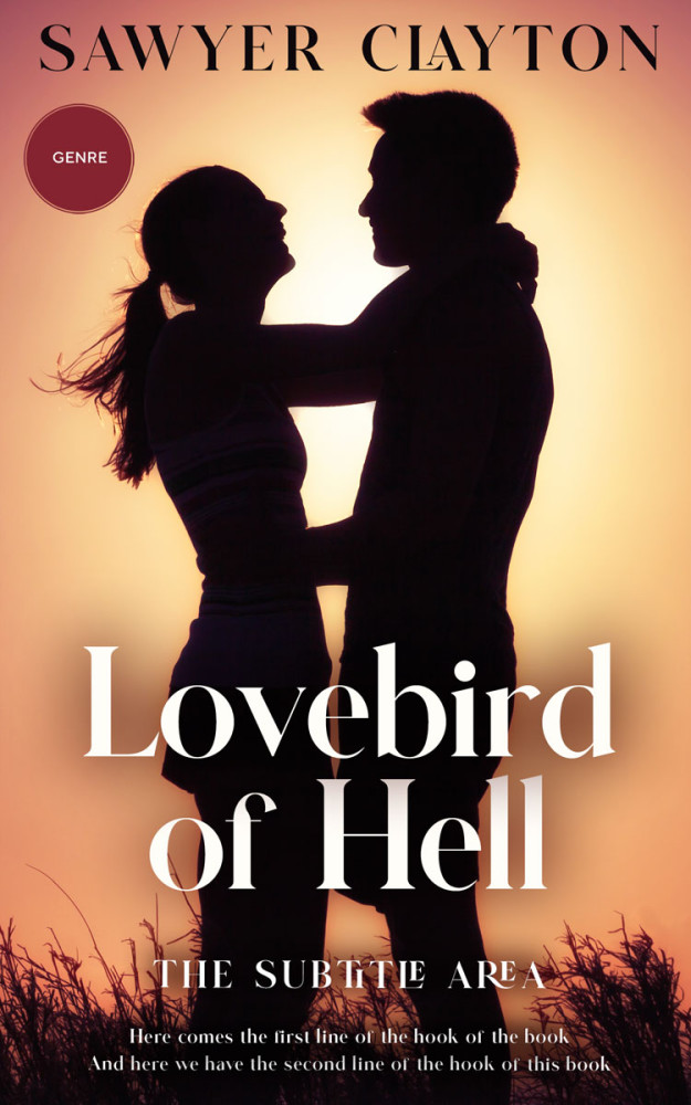 Front view of Night Rider #12136 - Premade Romance Book Cover