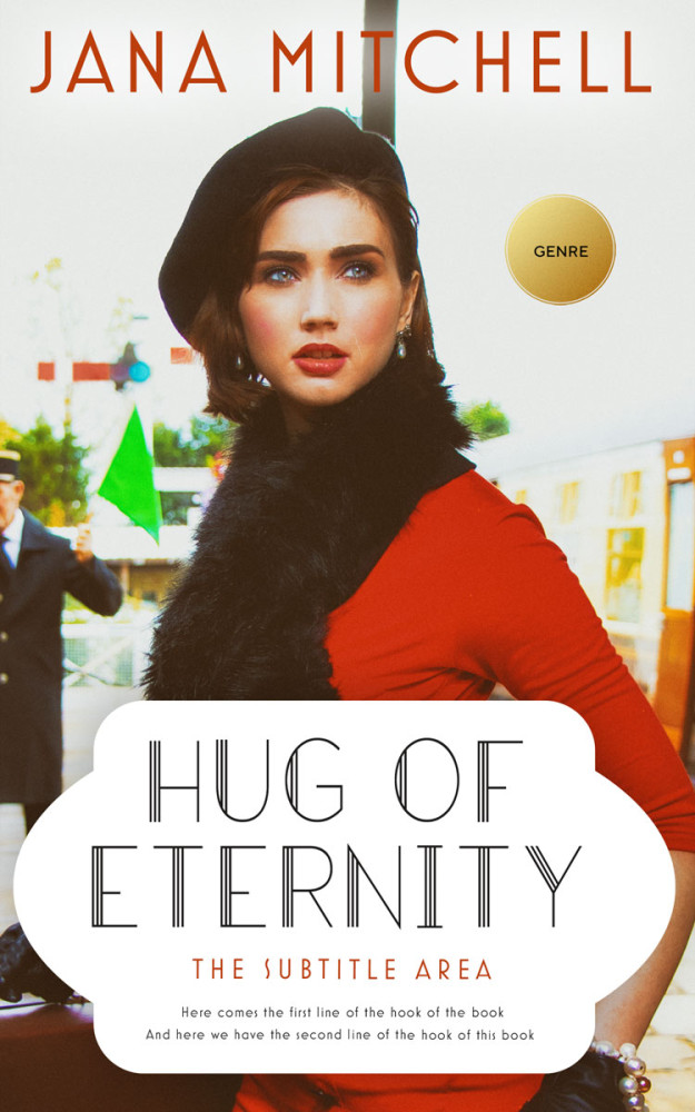 Front view of Iroko #12166 - Premade Romance Book Cover