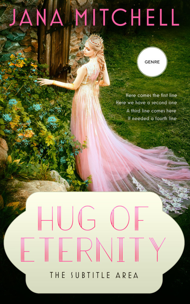 Front view of Bone #12169 - Premade Fantasy Book Cover