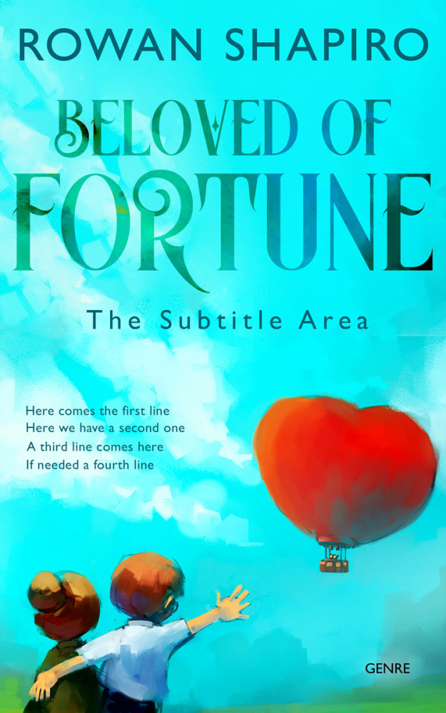 Front view of Bison Hide #12180 - Premade Romance Book Cover