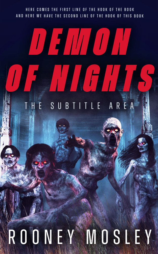 Front view of Ebony Clay #12220 - Premade Apocalyptica Book Cover