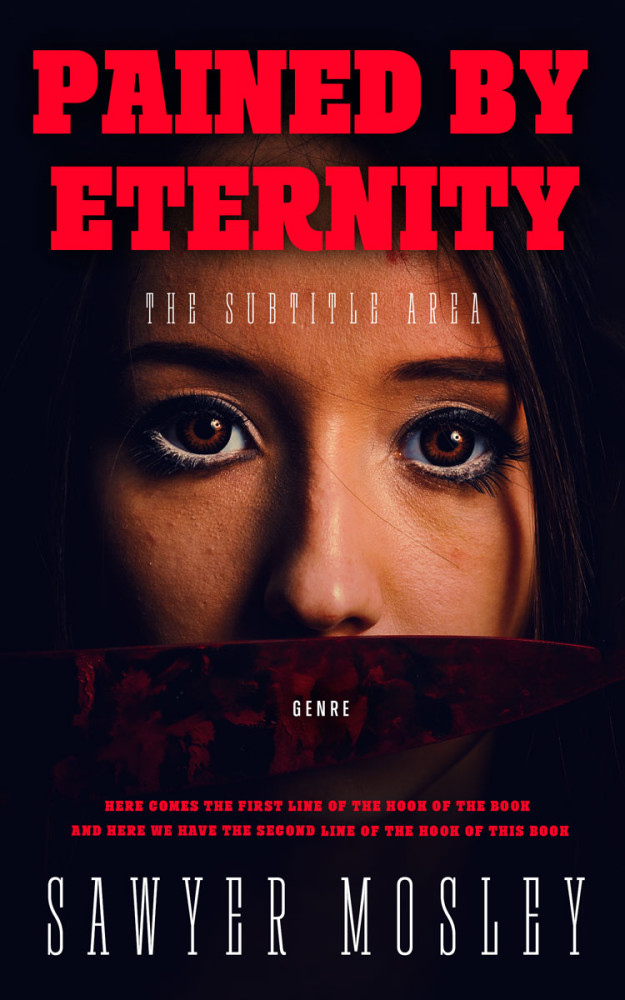 Front view of Revolver #12233 - Premade Horror Book Cover