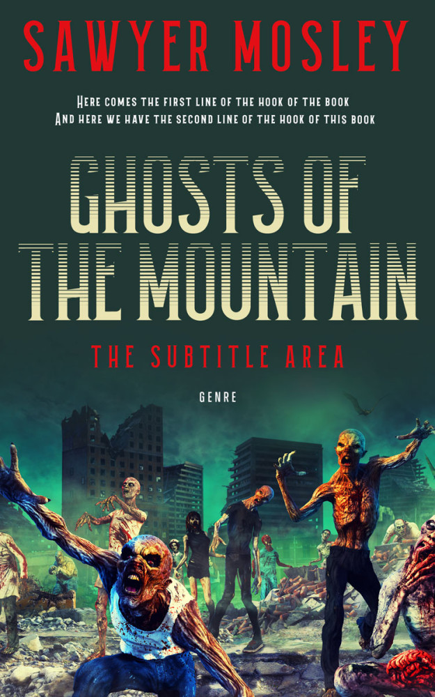 Front view of Outer Space #12237 - Premade Apocalyptica Book Cover