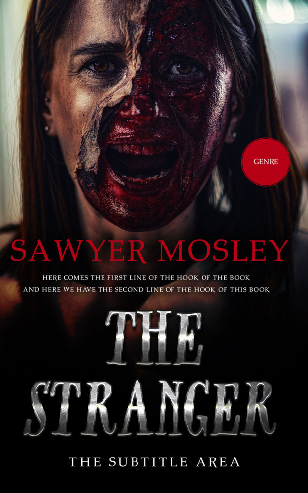 Front view of Gondola #12246 - Premade Apocalyptica Book Cover