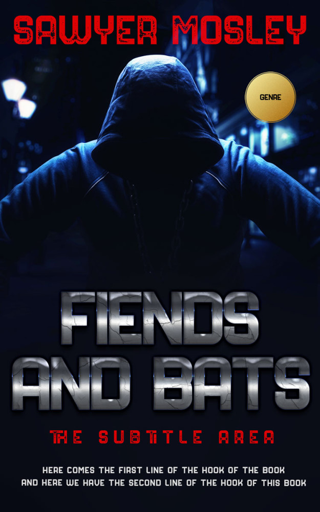 Front view of Ebony #12256 - Premade Mystery & Thriller & Suspense Book Cover