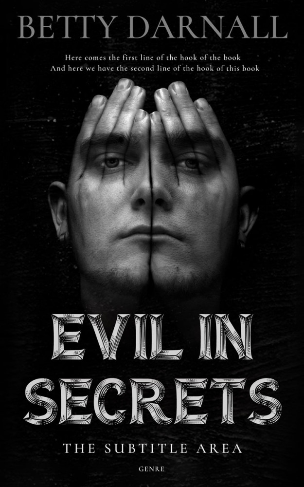 Front view of Silver Chalice #12286 - Premade Horror Book Cover