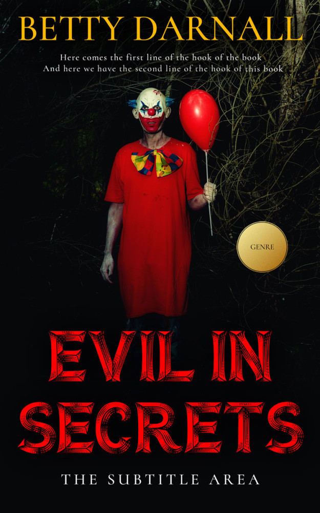 Front view of Thunderbird #12292 - Premade Horror Book Cover