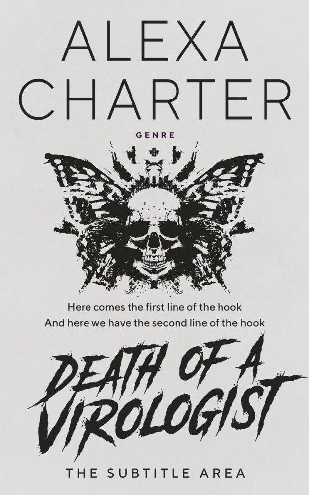 Front view of Alto #12317 - Premade Horror Book Cover