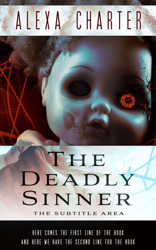 Front view of Pumice #12330 - Premade Horror Book Cover