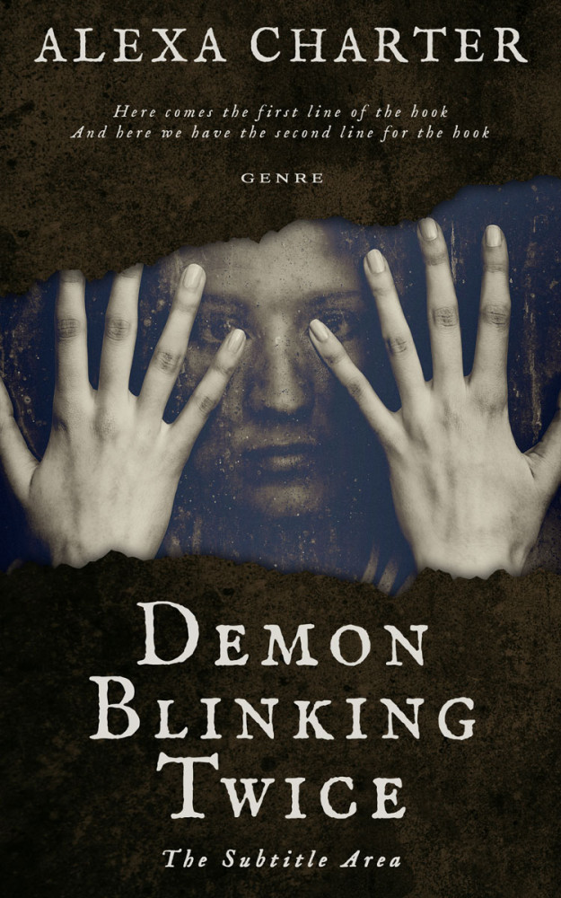 Front view of Zeus #12336 - Premade Horror Book Cover