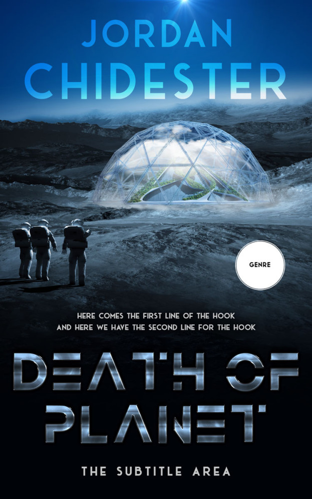 Front view of Big Stone #12349 - Premade Science Fiction Book Cover