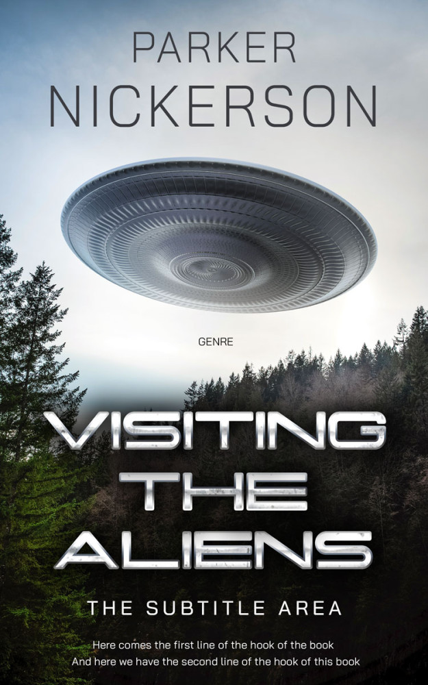 Front view of Iron #12366 - Premade Science Fiction Book Cover