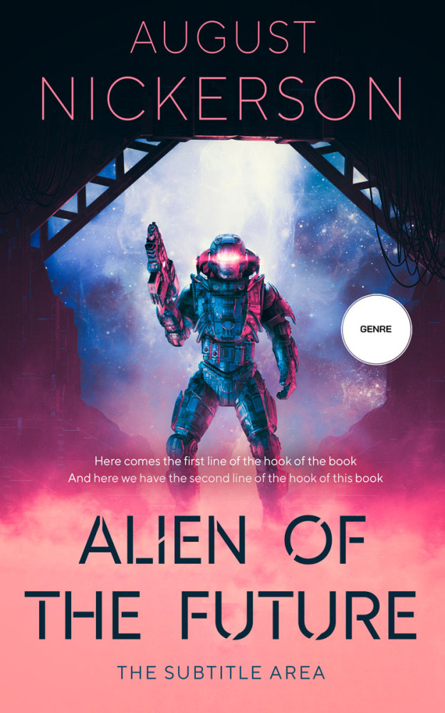 Front view of Firefly #12375 - Premade Science Fiction Book Cover