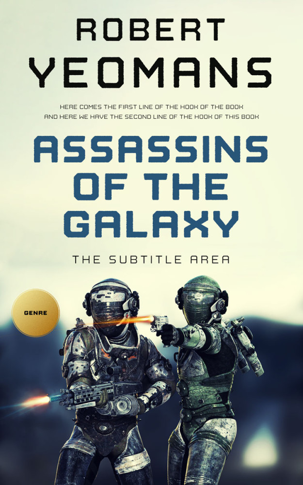 Front view of Aths Special #12384 - Premade Science Fiction Book Cover