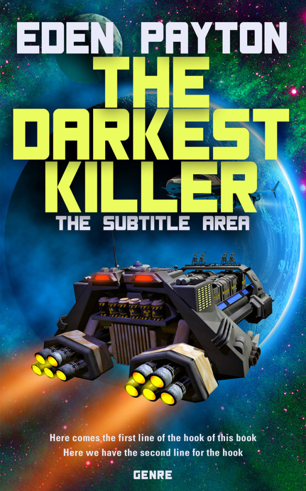 Front view of Chenin #12393 - Premade Science Fiction Book Cover