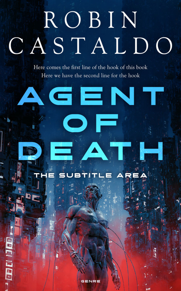 Front view of Big Stone #12409 - Premade Science Fiction Book Cover