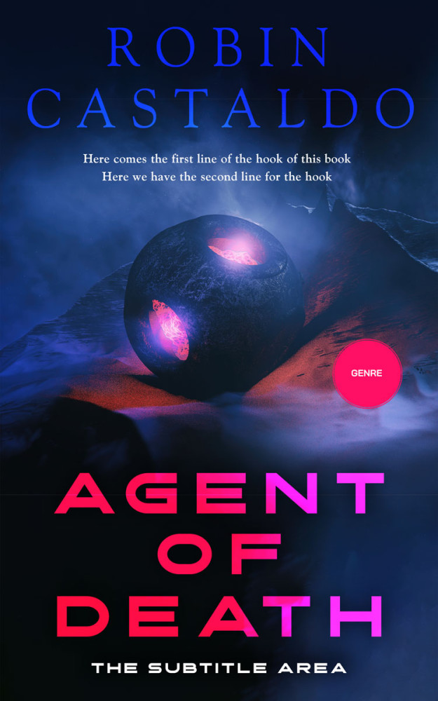 Front view of Big Stone #12417 - Premade Science Fiction Book Cover