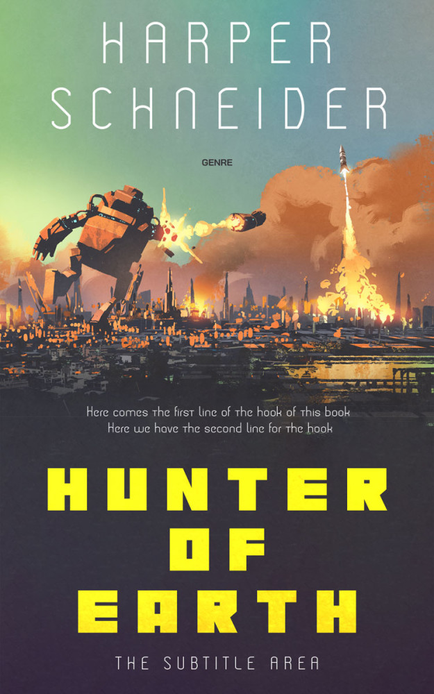 Front view of Ship Gray #12421 - Premade Apocalyptica Book Cover | BookCoverZone