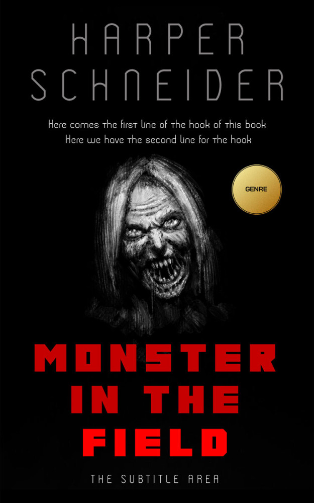 Front view of Mojo #12437 - Premade Apocalyptica Book Cover