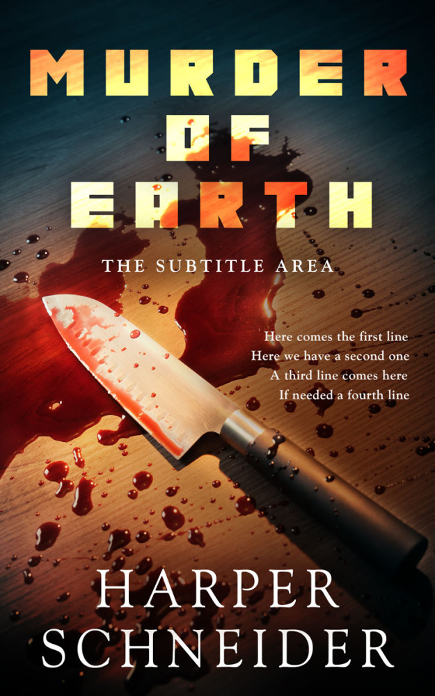 Front view of Cocoa Brown #12484 - Premade Mystery & Thriller & Suspense Book Cover