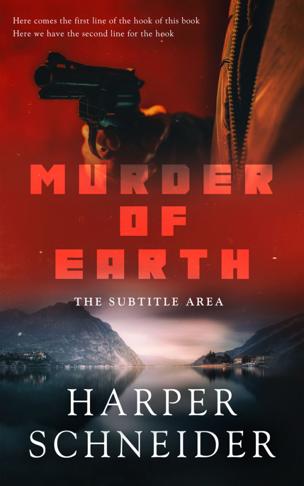 Front view of Jon #12485 - Premade Mystery & Thriller & Suspense Book Cover