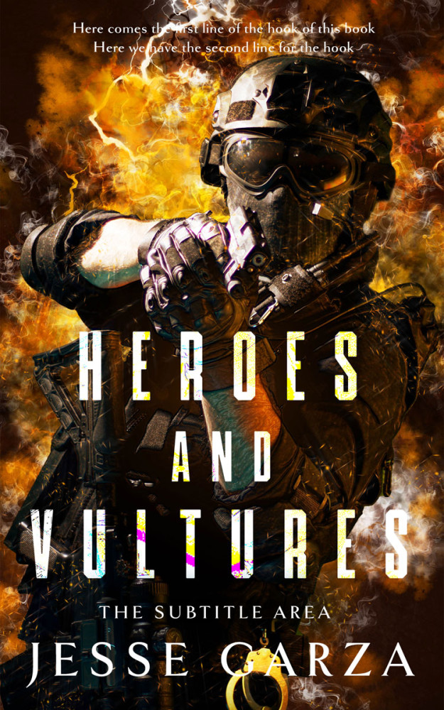 Front view of Whiskey #12492 - Premade Apocalyptica Book Cover