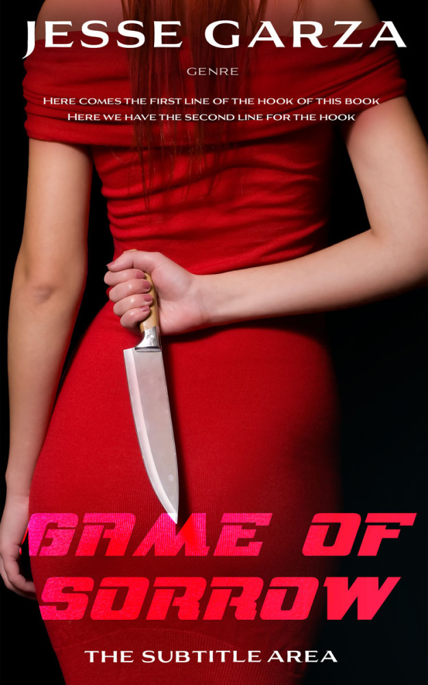 Front view of Falu Red #12522 - Premade Mystery & Thriller & Suspense Book Cover