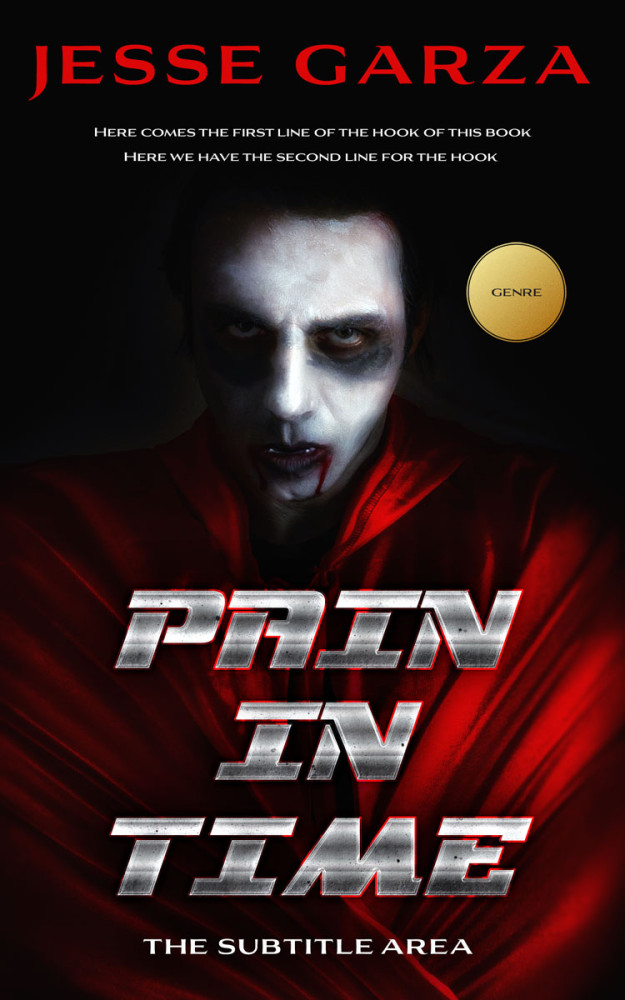 Front view of Old Rose #12523 - Premade Horror Book Cover | BookCoverZone