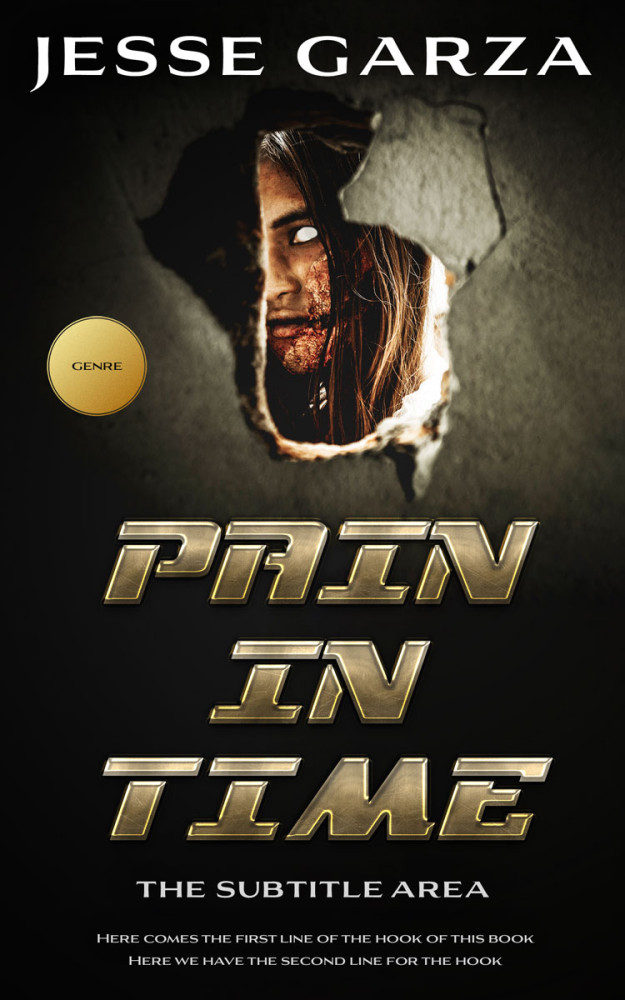 Front view of Rangoon Green #12538 - Premade Horror Book Cover