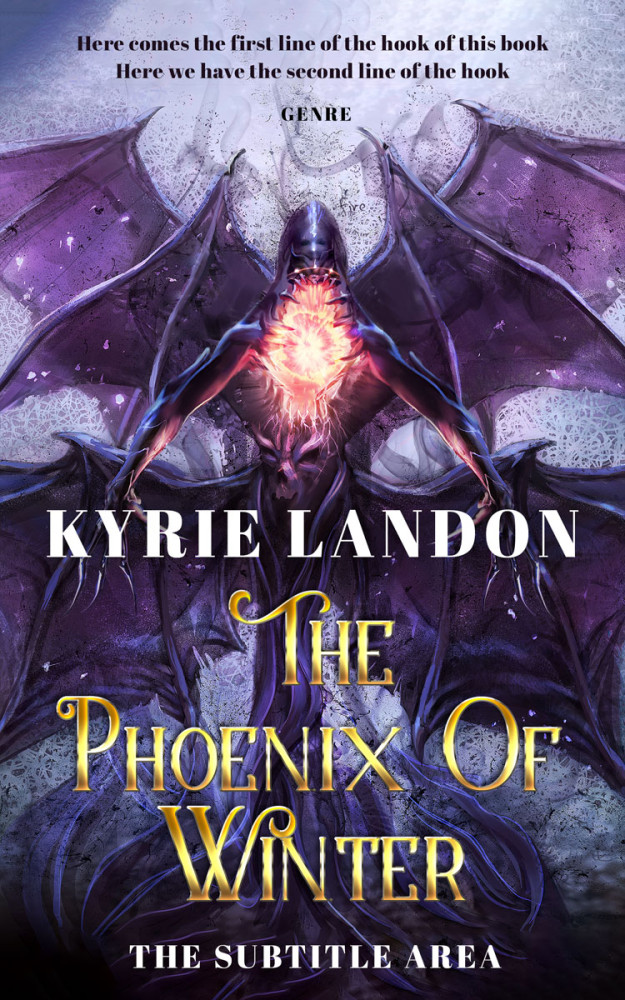 Front view of Martinique #12539 - Premade Fantasy Book Cover