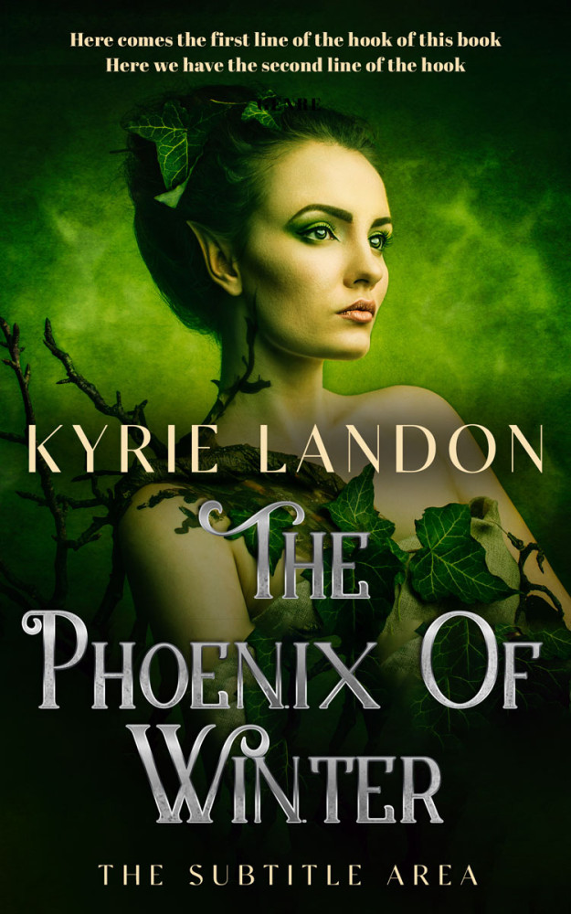 Front view of Black Forest #12540 - Premade Fantasy Book Cover