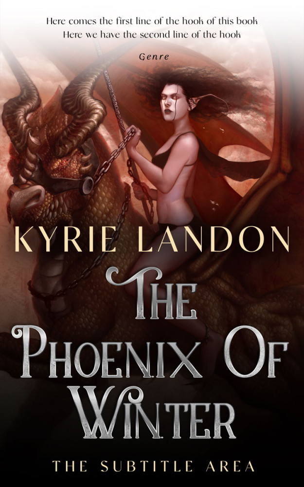 Front view of Clam Shell #12541 - Premade Fantasy Book Cover