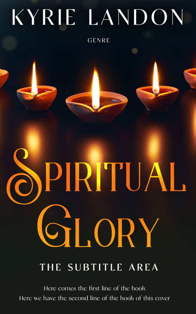 Front view of Cod Gray #12554 - Premade Religion & Spirituality Book Cover