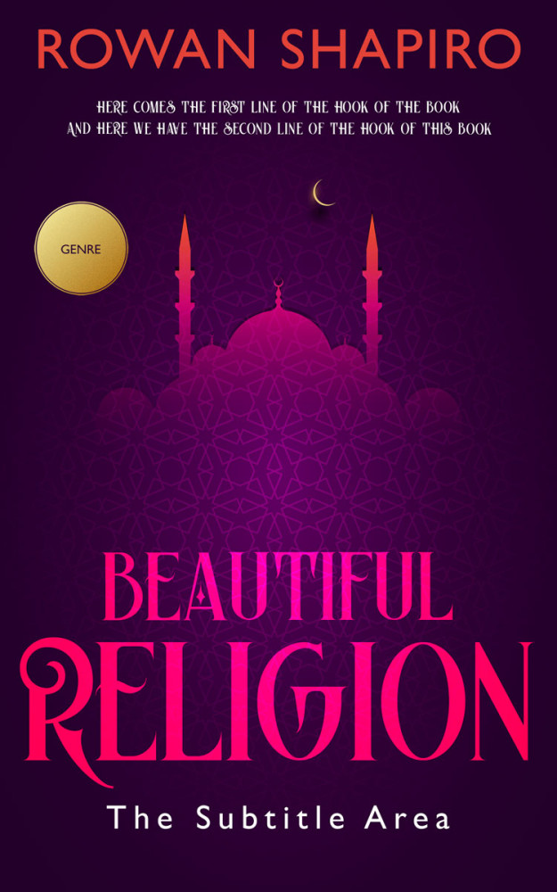 Front view of Clairvoyant #12579 - Premade Religion & Spirituality Book Cover