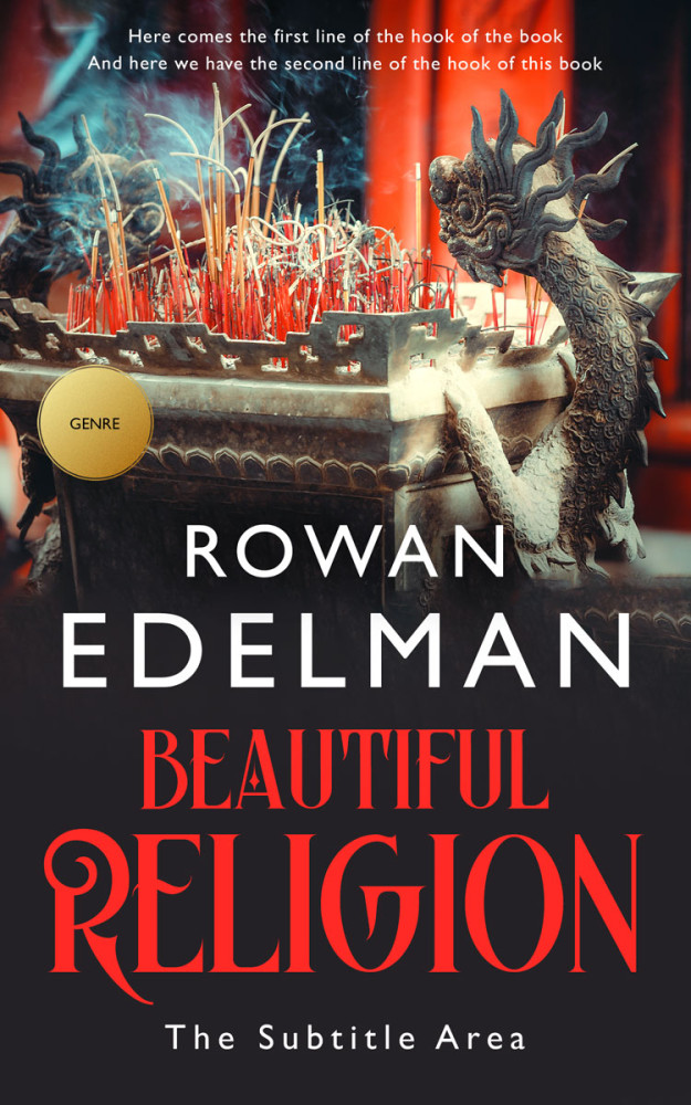 Front view of Japonica #12587 - Premade Religion & Spirituality Book Cover