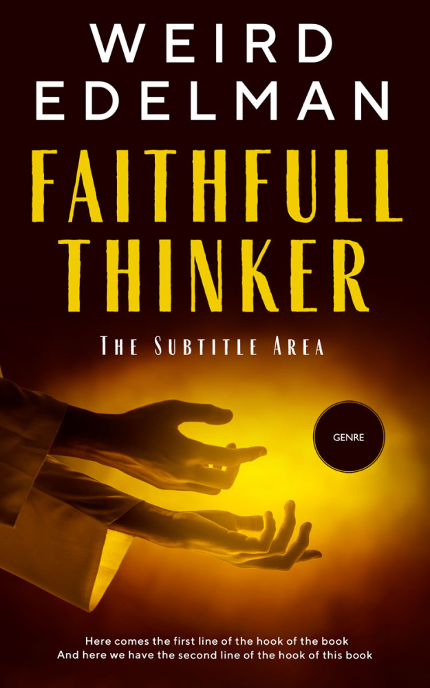 Front view of Gamboge #12604 - Premade Religion & Spirituality Book Cover