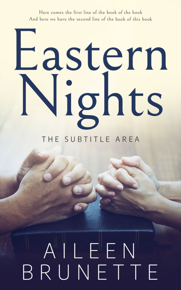 Front view of Satin Linen #12626 - Premade Religion & Spirituality Book Cover