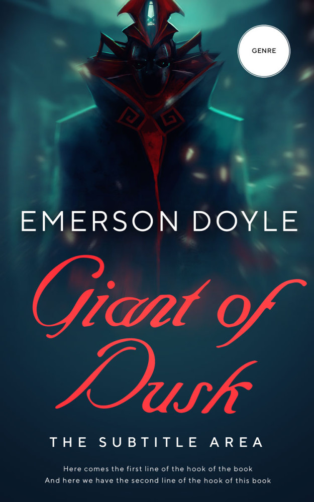 Front view of Big Stone #12657 - Premade Fantasy Book Cover