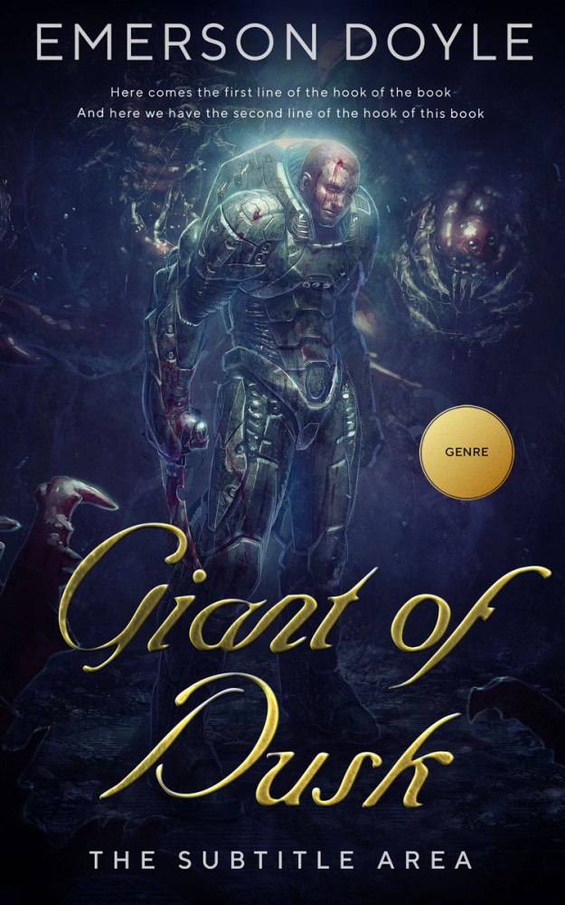 Front view of Mirage #12658 - Premade Science Fiction Book Cover