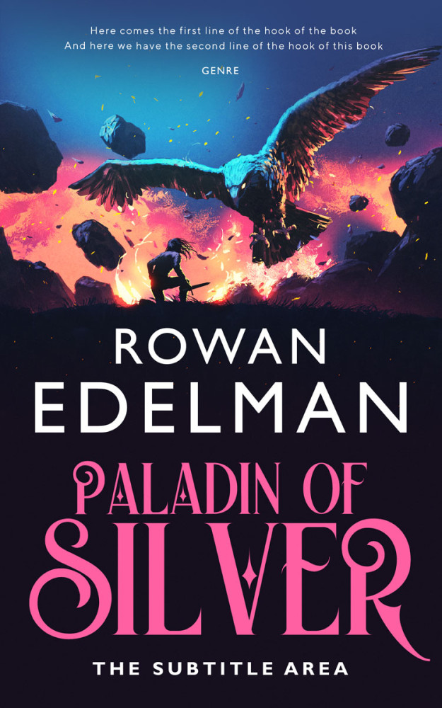 Front view of Mauvelous #12665 - Premade Fantasy Book Cover