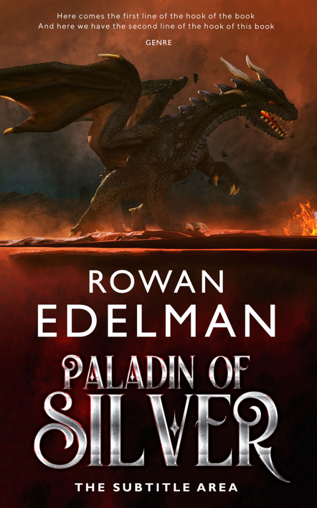 Front view of Crowshead #12672 - Premade Fantasy Book Cover