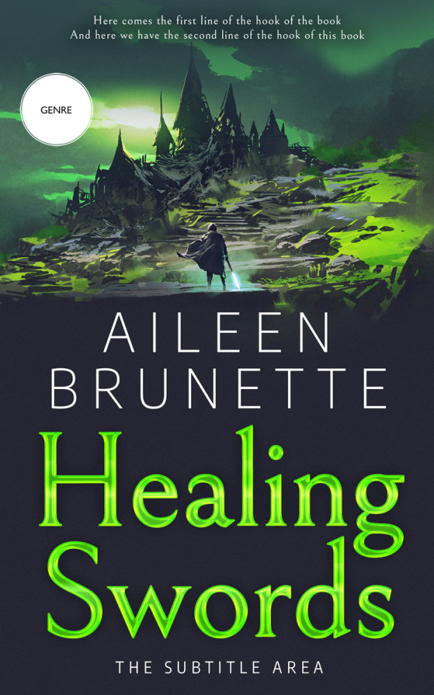 Front view of Outer Space #12680 - Premade Fantasy Book Cover