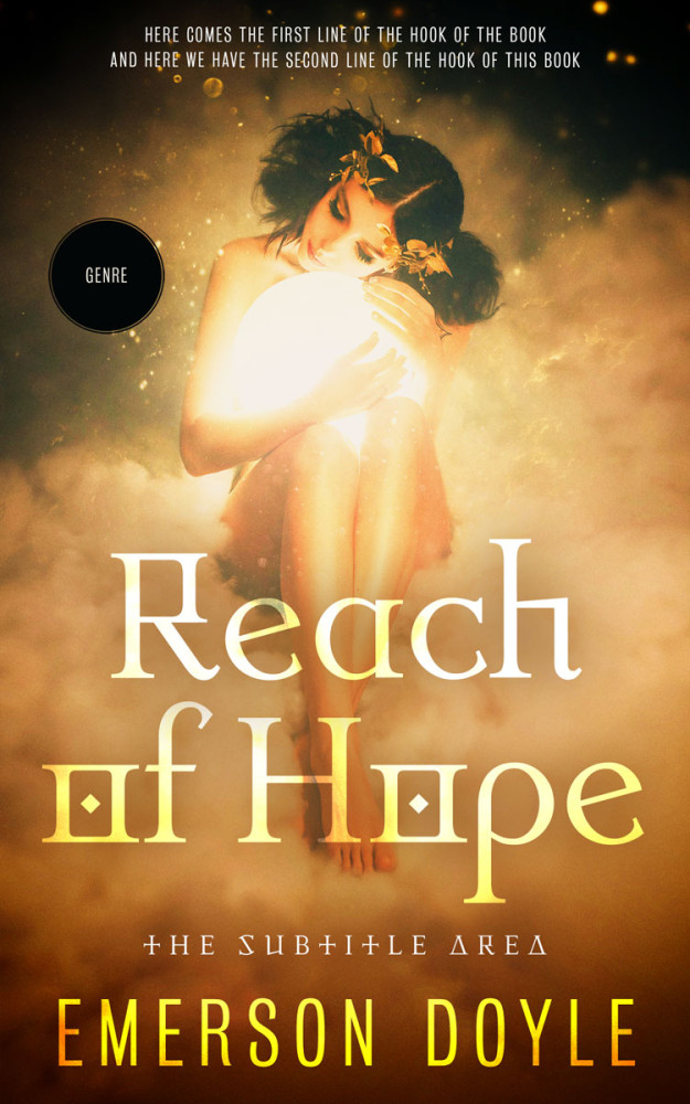 Front view of Tussock #12701 - Premade Fantasy Book Cover